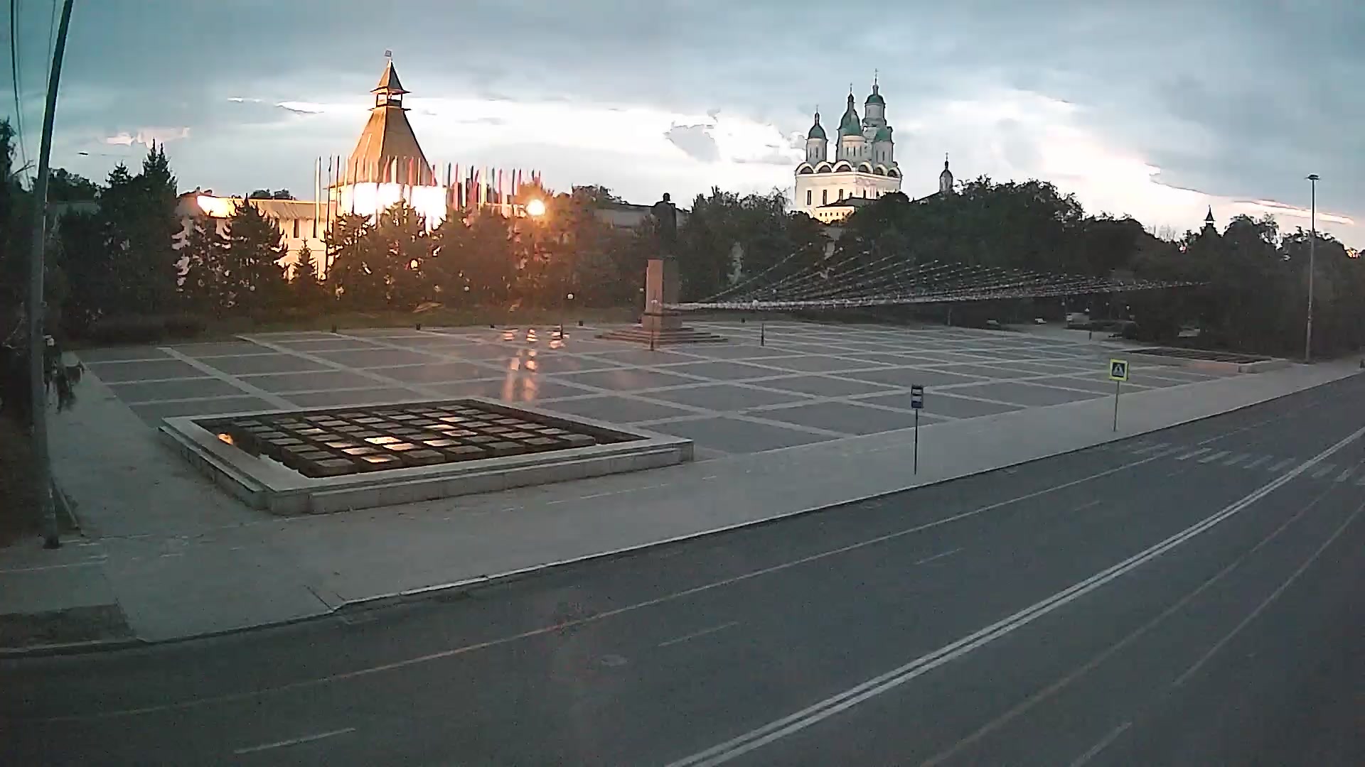 Площадь Ленина в Астрахани