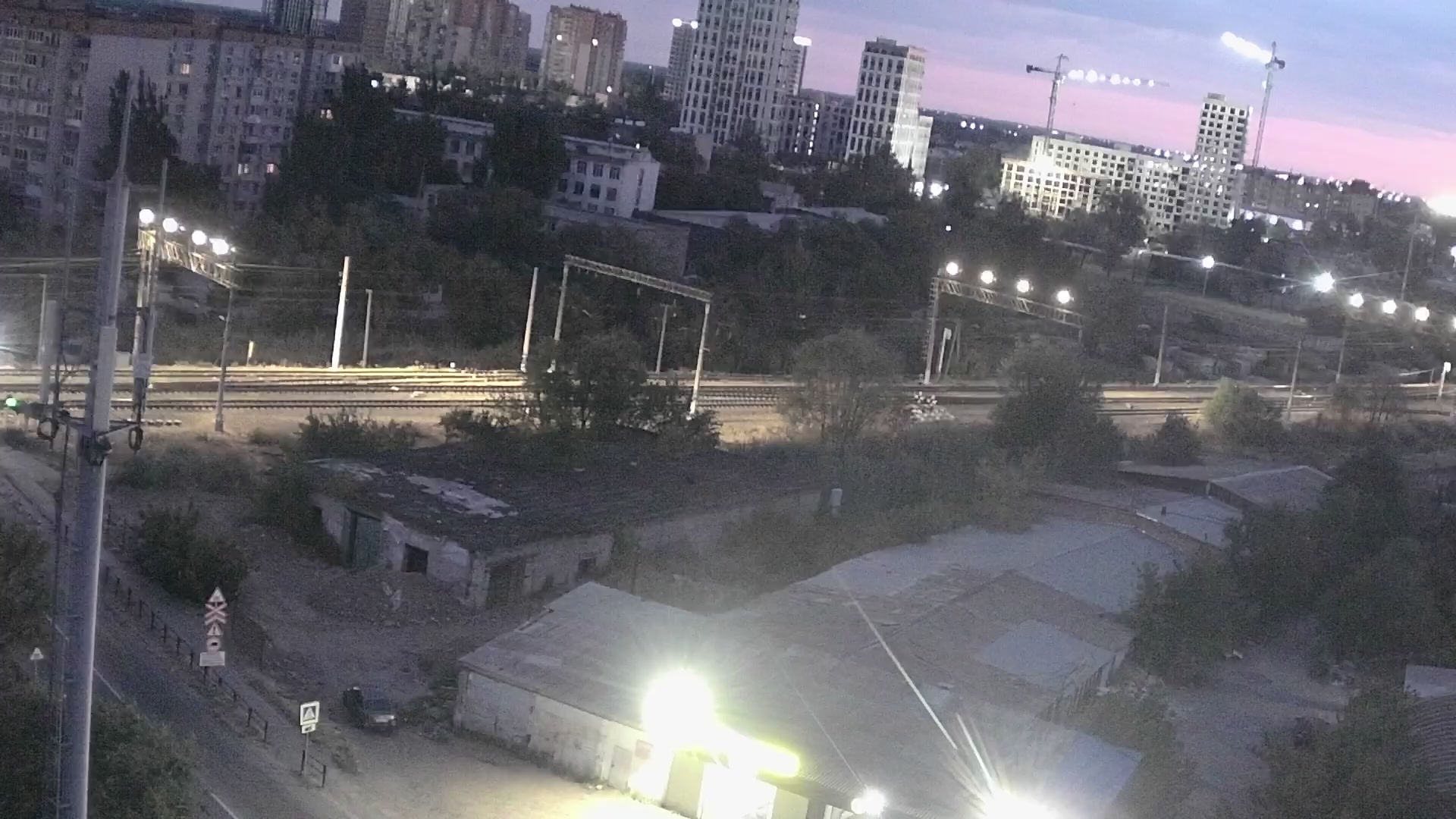 Железнодорожный переезд в Астрахани