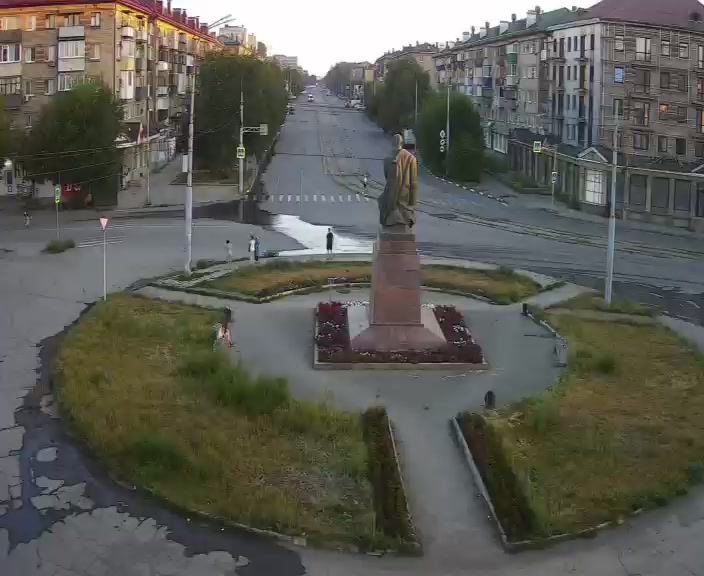 Площадь Шевченко в Орске