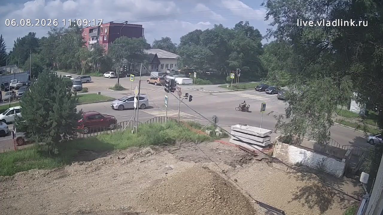 Улица Октябрьская в Арсеньеве