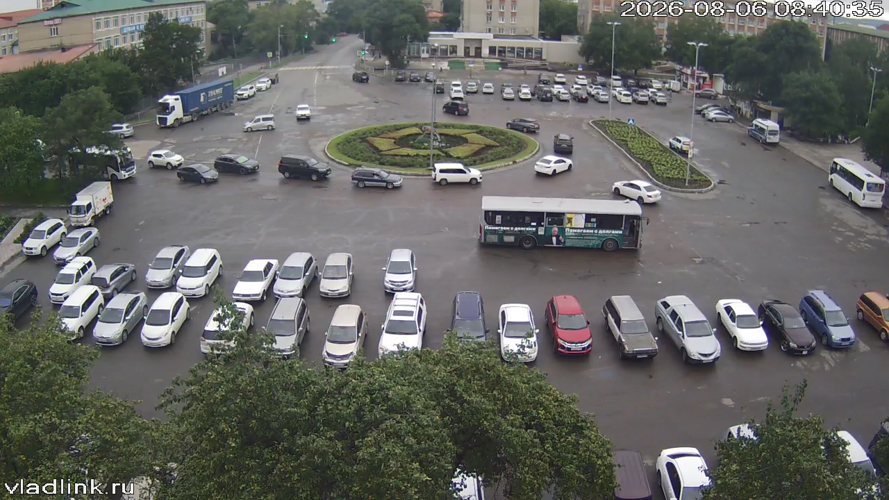 Вокзальная площадь в Уссурийске