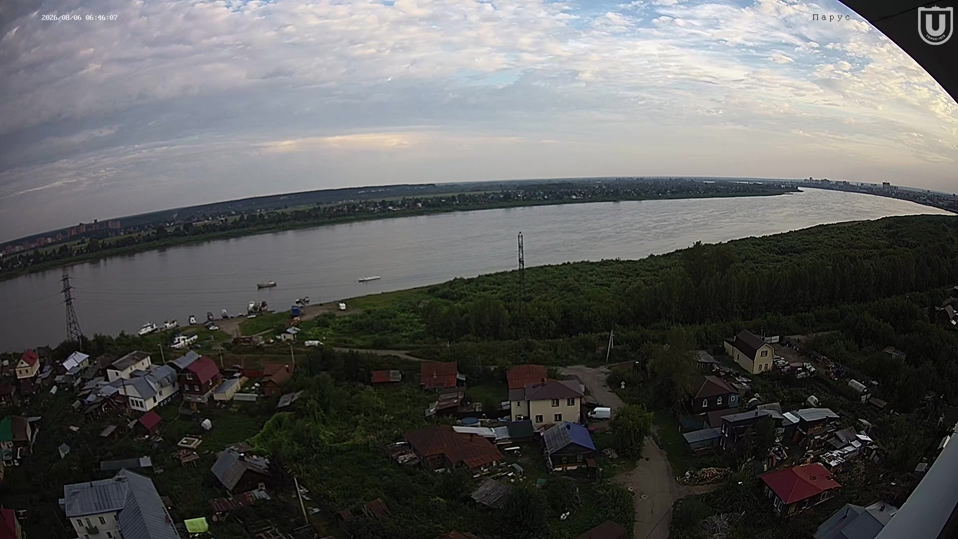 Веб-камера на реку Томь с ТГУ