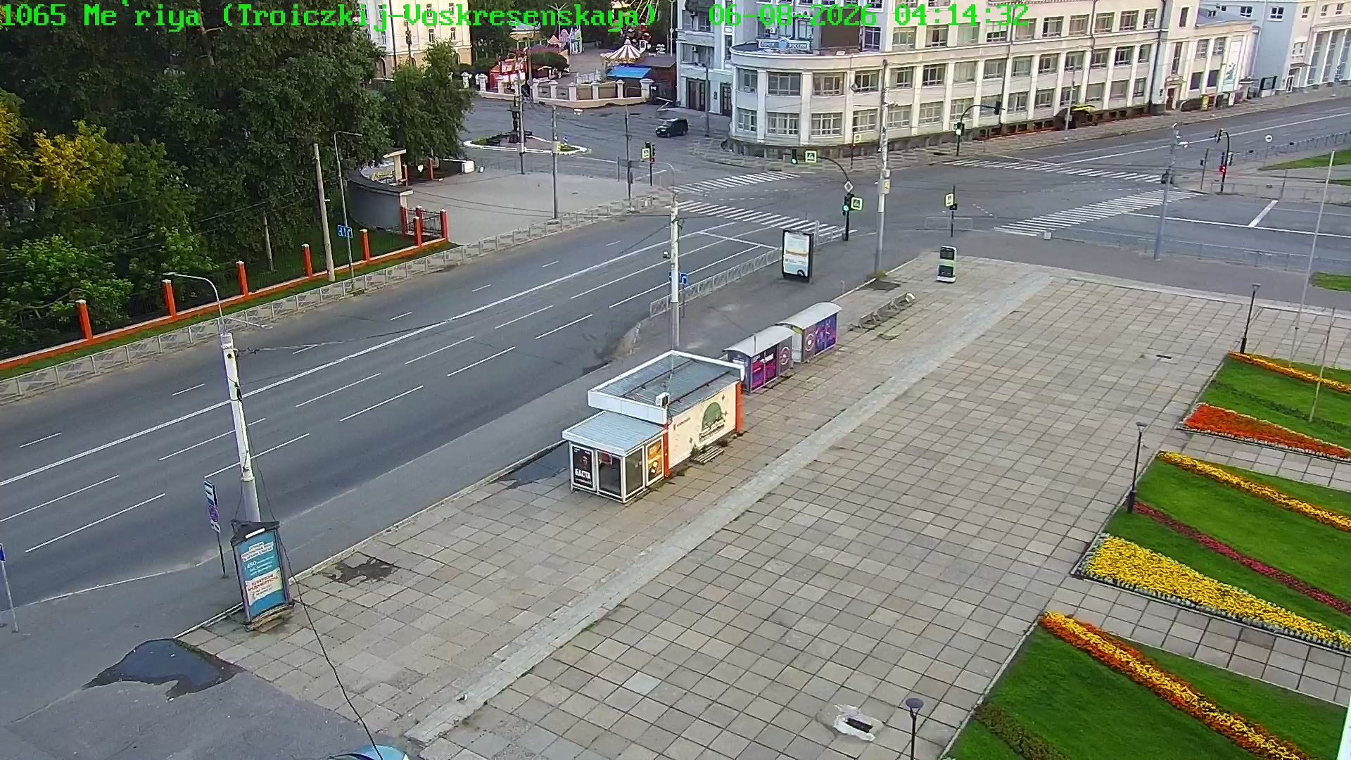 Перекрёсток Троицкого проспекта и Воскресенской улицы