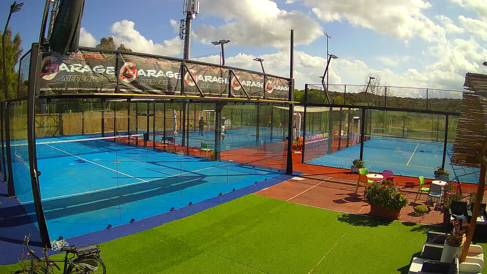 Порто-Полло, корты падел-клуба Padel Court