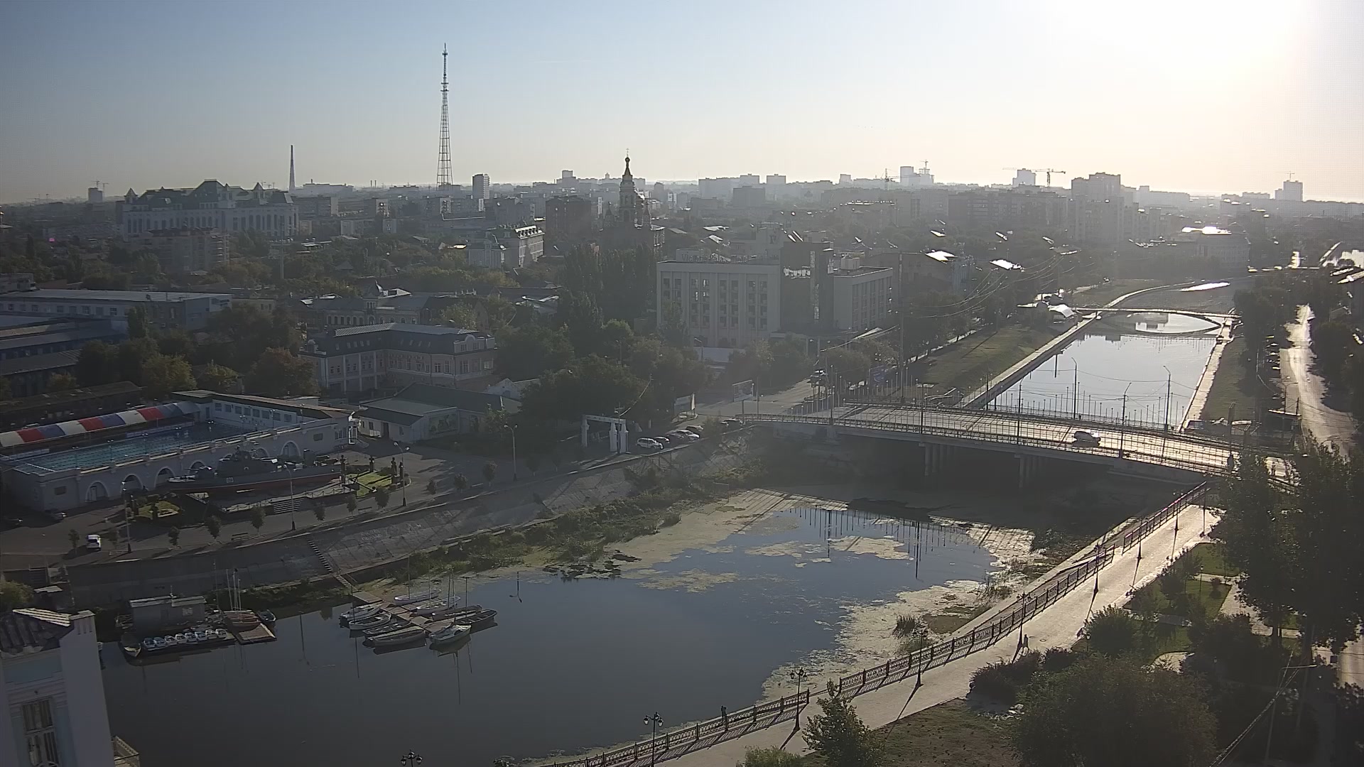 Панорамный вид на Астрахань
