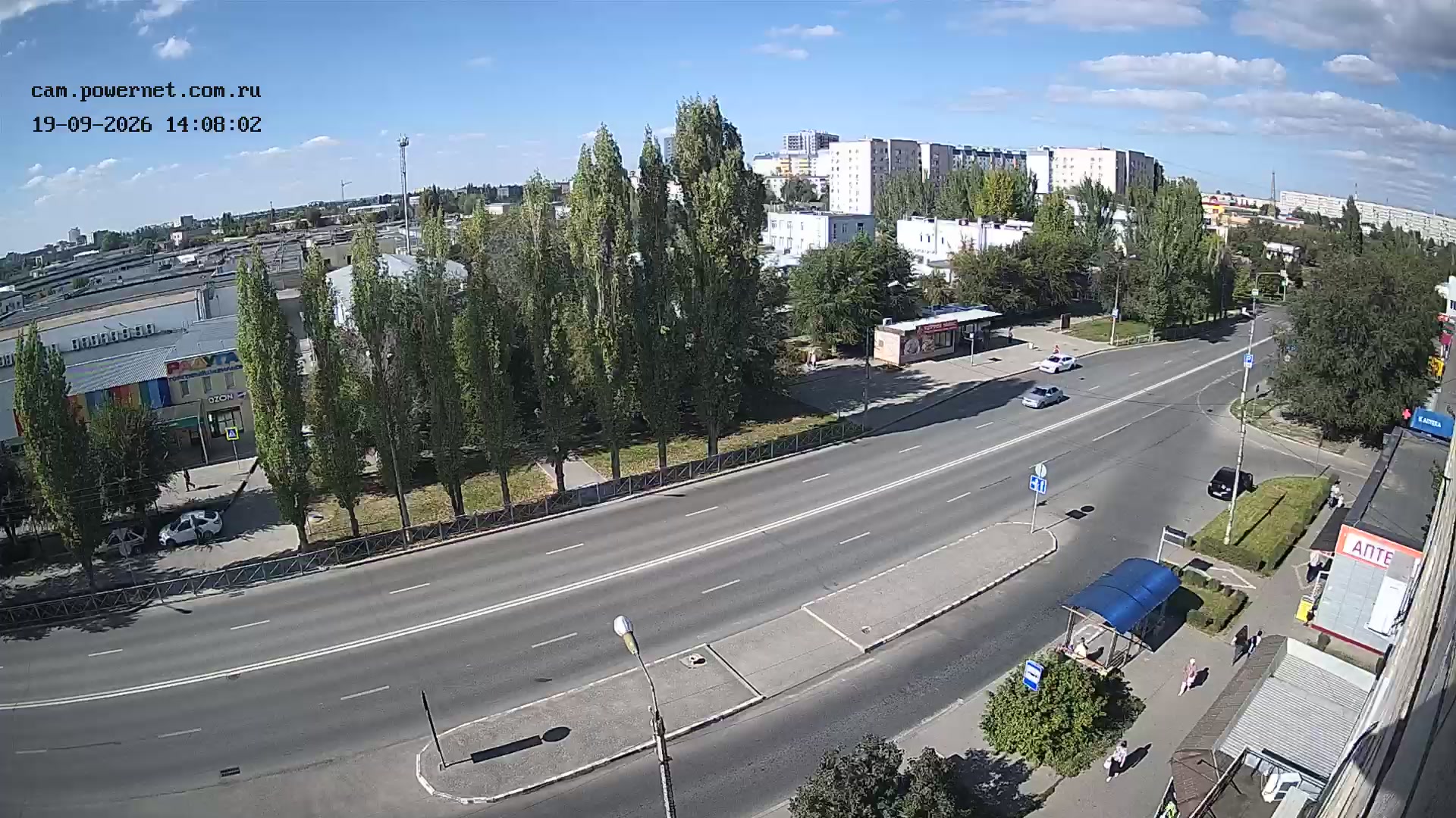 Profsoyuzov Street and Rainbow Shopping Center, Volzhsky