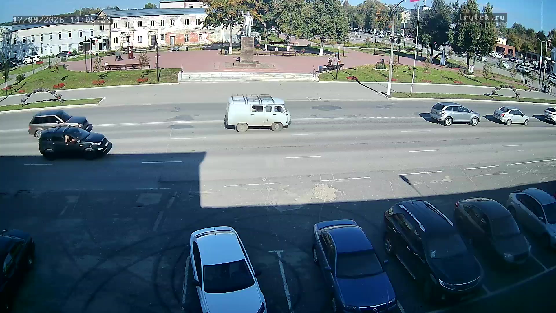 Площадь Свободы в Гусь-Хрустальном