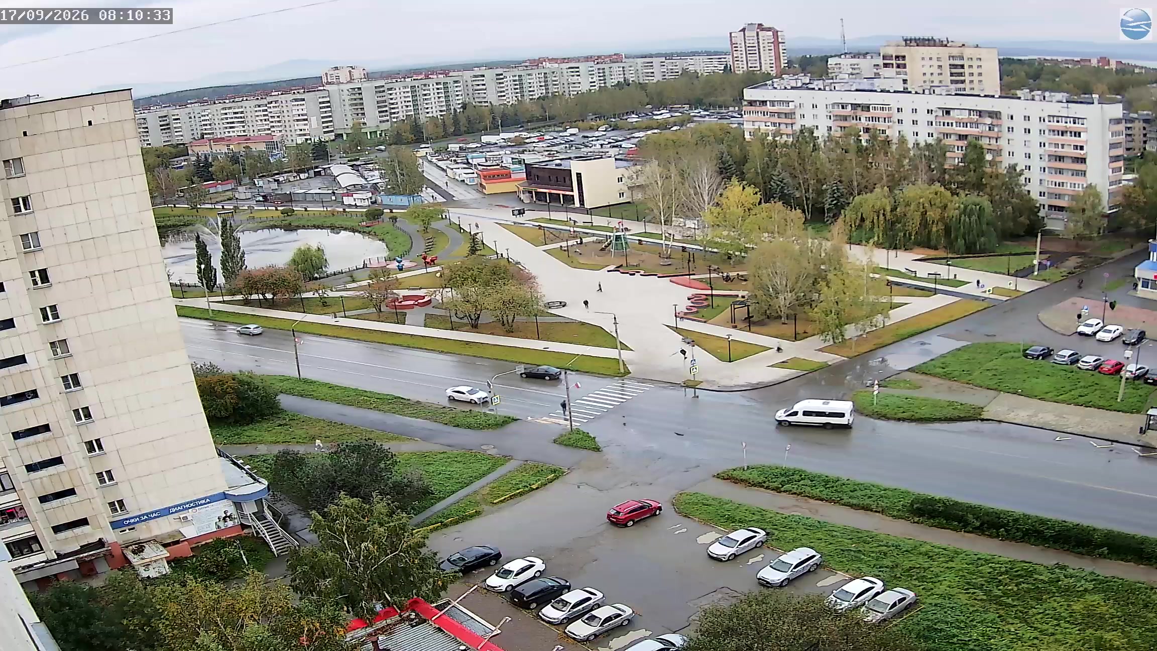 Проспект Карла Маркса, пруд, Озерск