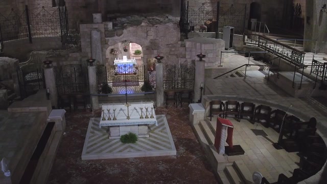 Grotto of the Annunciation in Nazareth