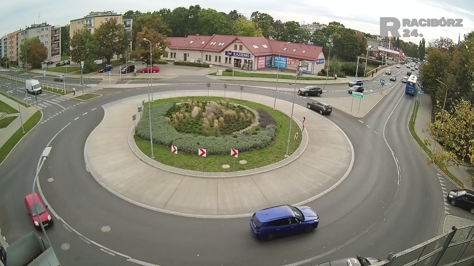 Webcam du rond-point à Racibórz