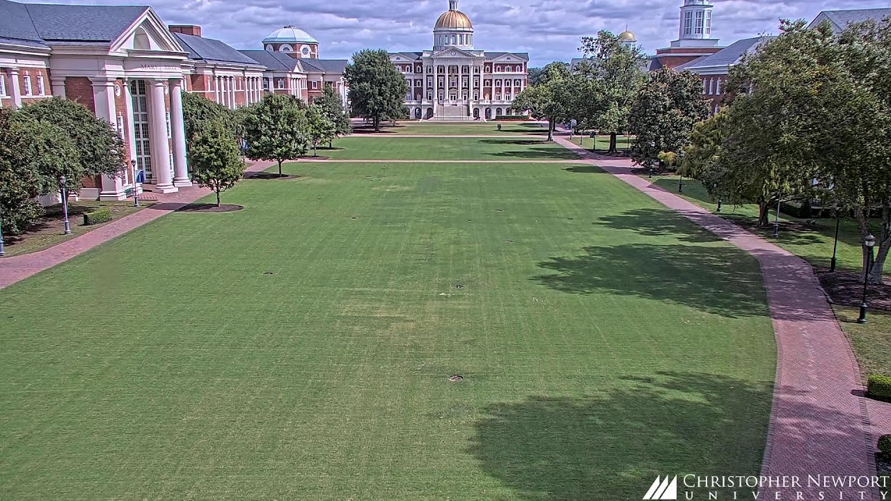 Christopher Newport University Great Lawn Webcam
