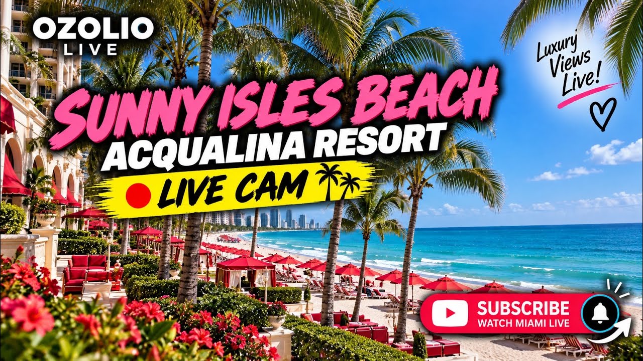 Miami Beach Panorama — Beach and Ocean