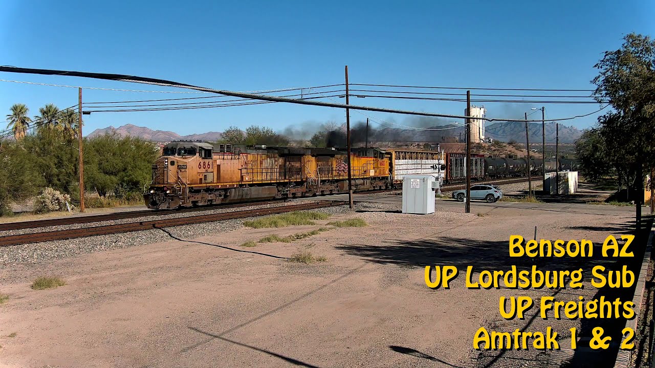 Веб-камера на железной дороге UPRR Lordsburg Sub, MP 1032
