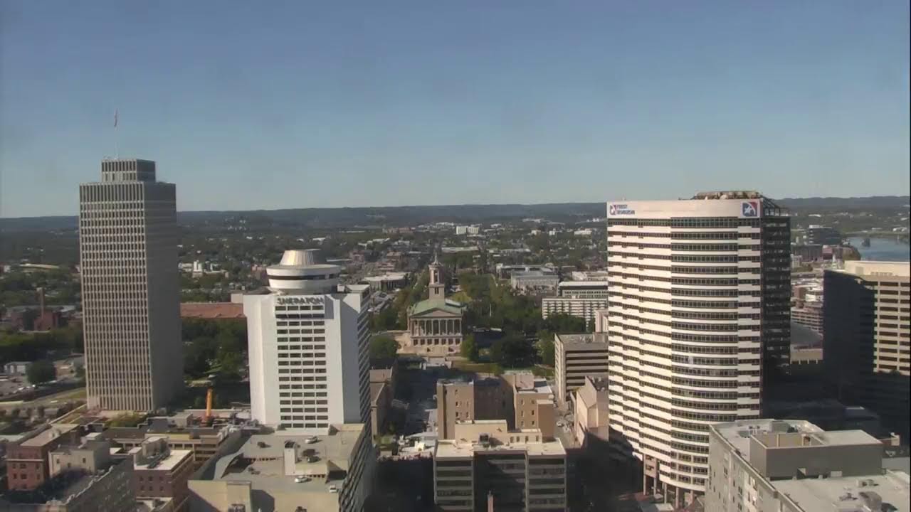 Panorama du centre-ville de Nashville depuis le nord-est
