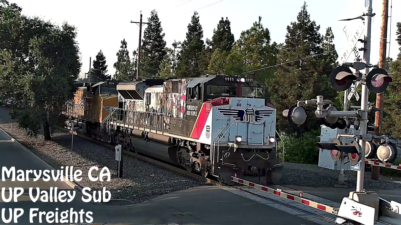 Железнодорожная камера на перегоне UPRR Valley Sub, MP 140.85, Мерсвилл