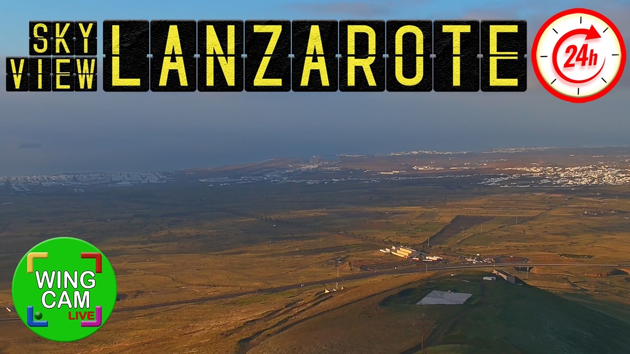 Панорама Арресифе с горы Мина