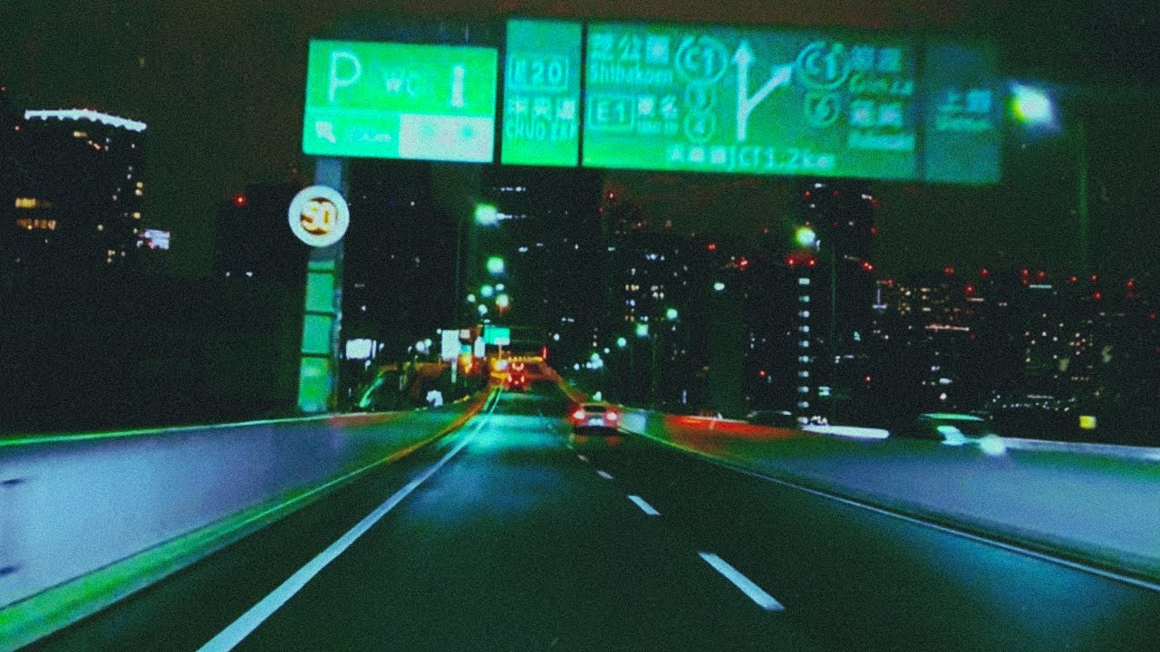 Night Drive Through Tokyo