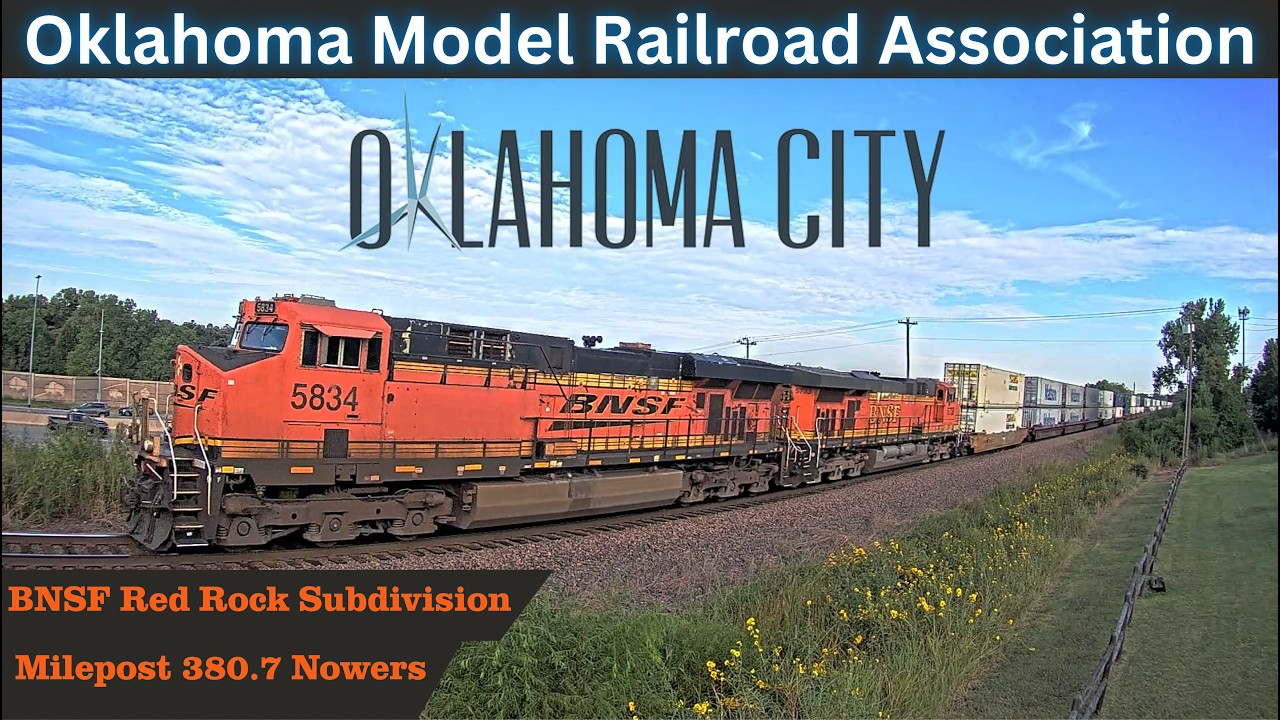 BNSF Red Rock Subdivision — railfan-камера Оклахома-Сити