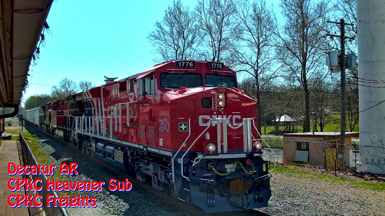 Веб-камера на железной дороге CPKC Heavener Sub, MP 217