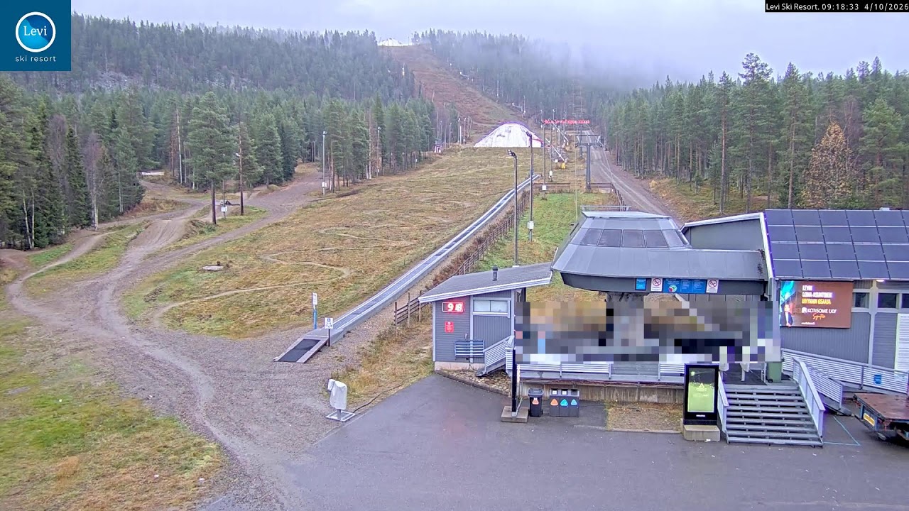 Lower Station of the Levi Gondola Lift