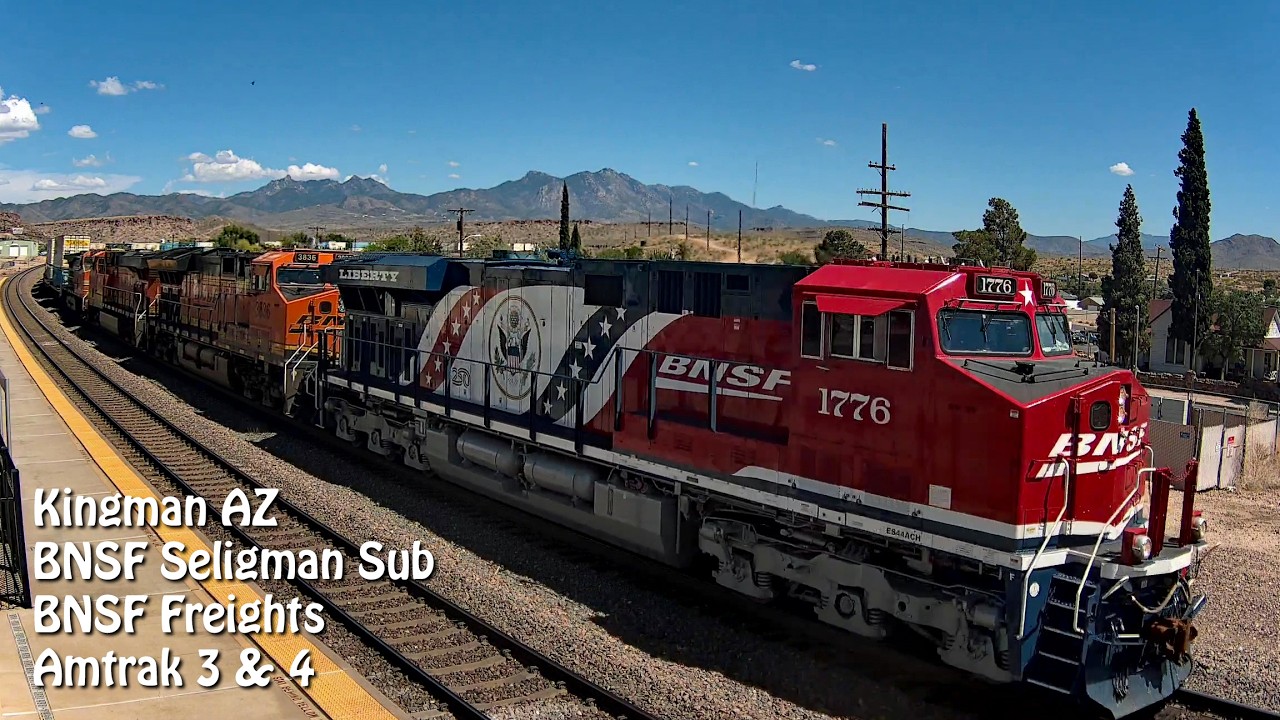 Железнодорожная камера BNSF Seligman Sub, MP 516.5