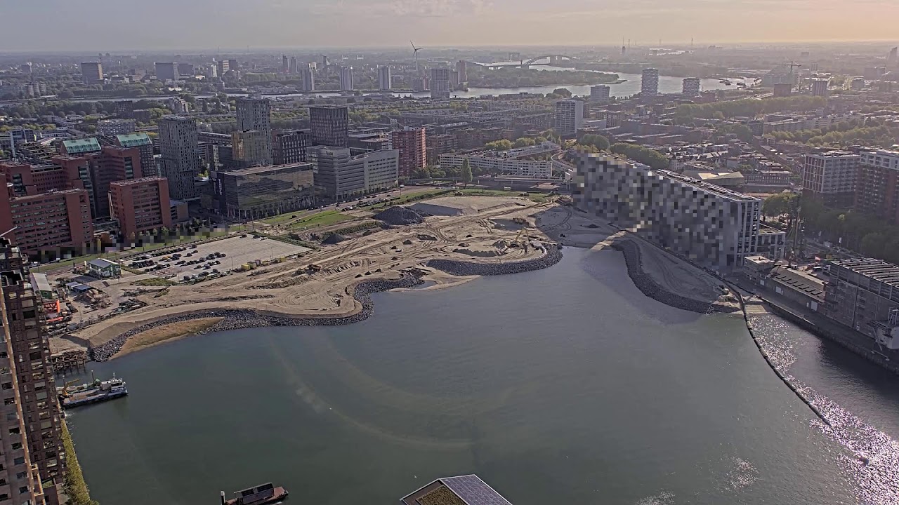 Rijnhaven Harbor in Rotterdam