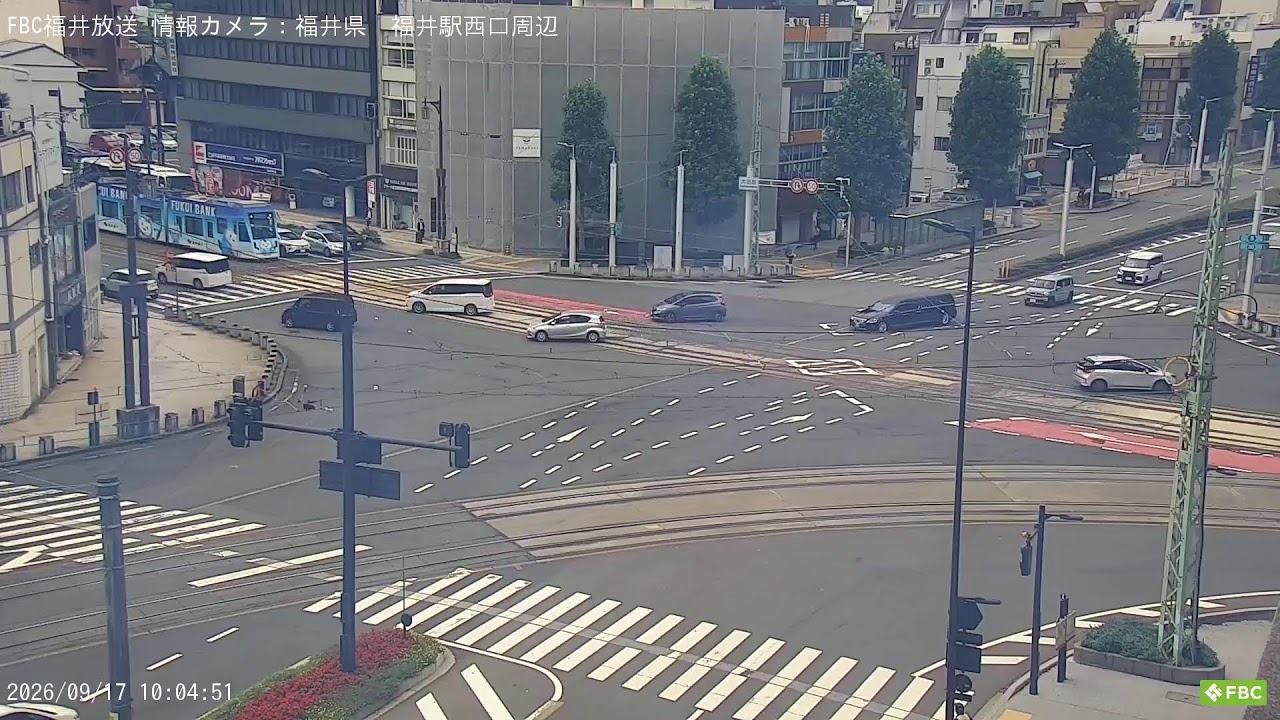 Перекрёсток Даймонтё у станции Фукуи