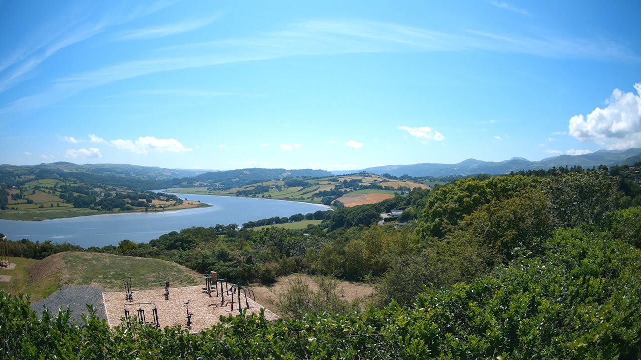 Река Конви из Conwy Lodge Park