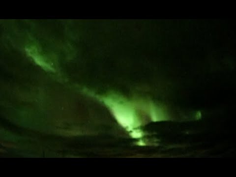 Северное сияние и полярный день в Холяре