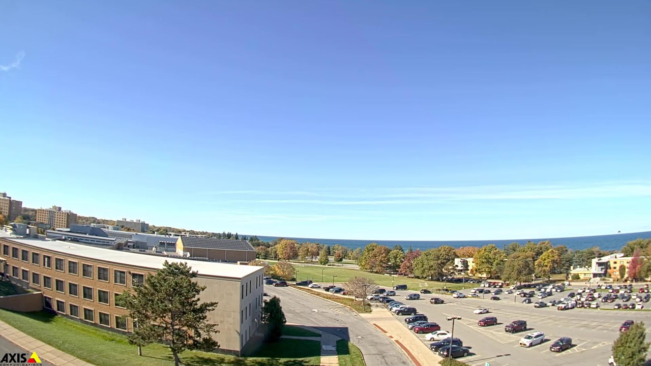 Shineman Center and Lake Ontario, Oswego