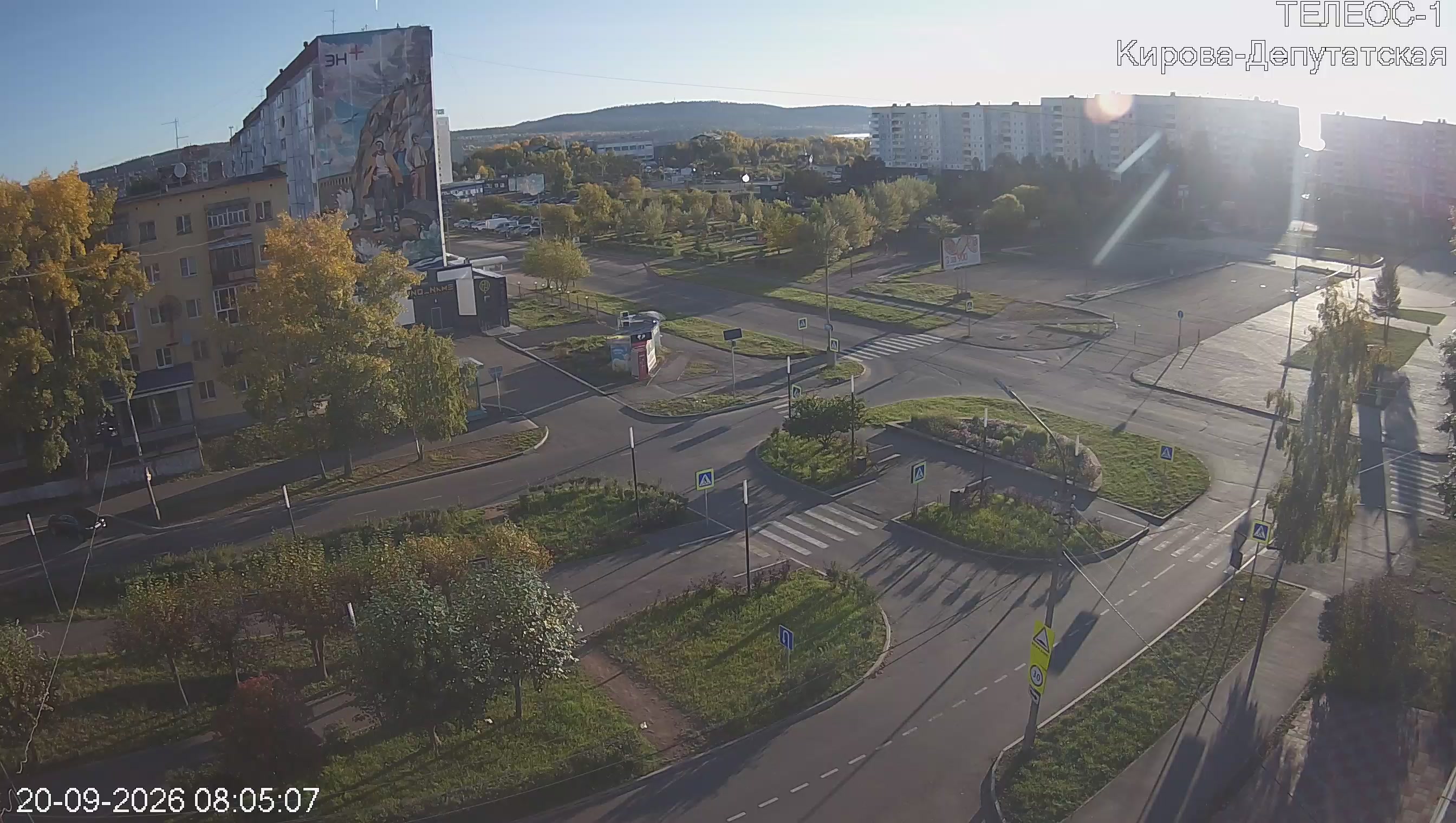 Перекрёсток Депутатской и Кирова, Братск