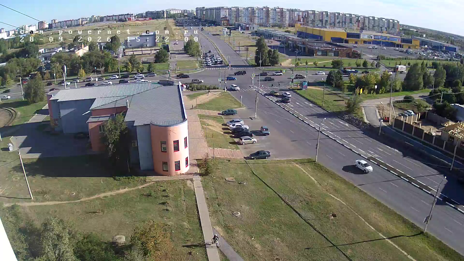 Пересечение улиц Карбышева и Александрова