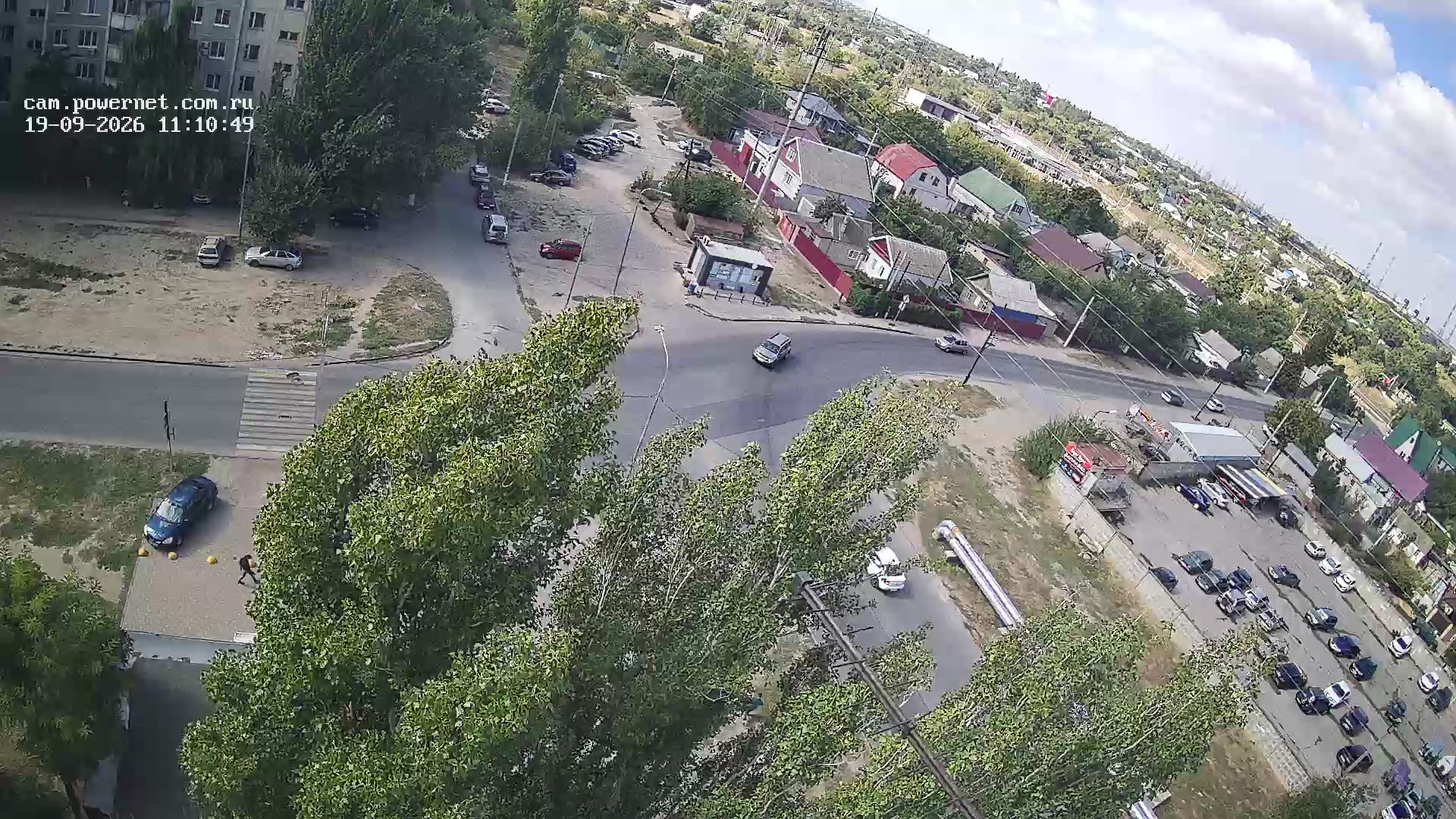 Перекрёсток Зеленодольской и Кропоткина, Волгоград