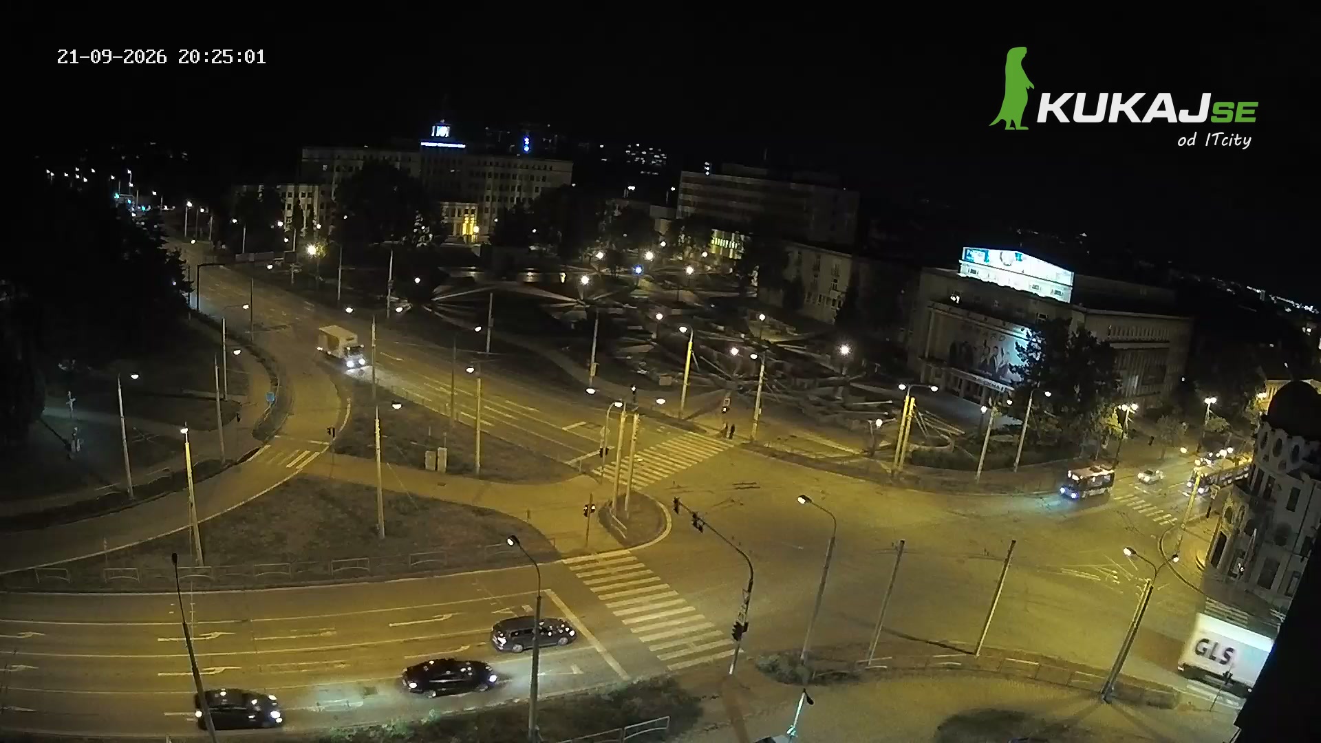 Перекрёсток у отеля Šariš, Прешов