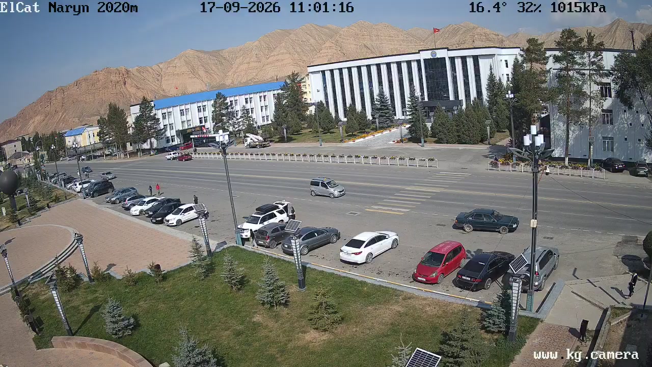 Центральная площадь Нарына