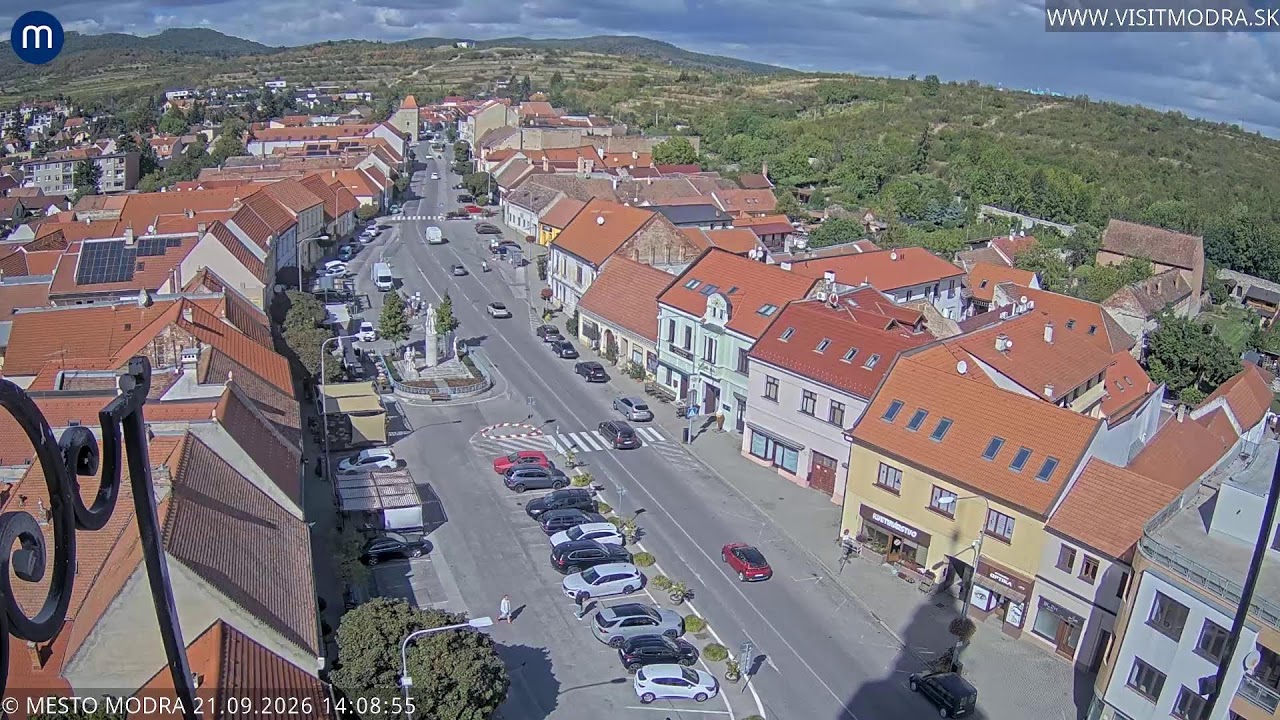 Panorama of Modra Center