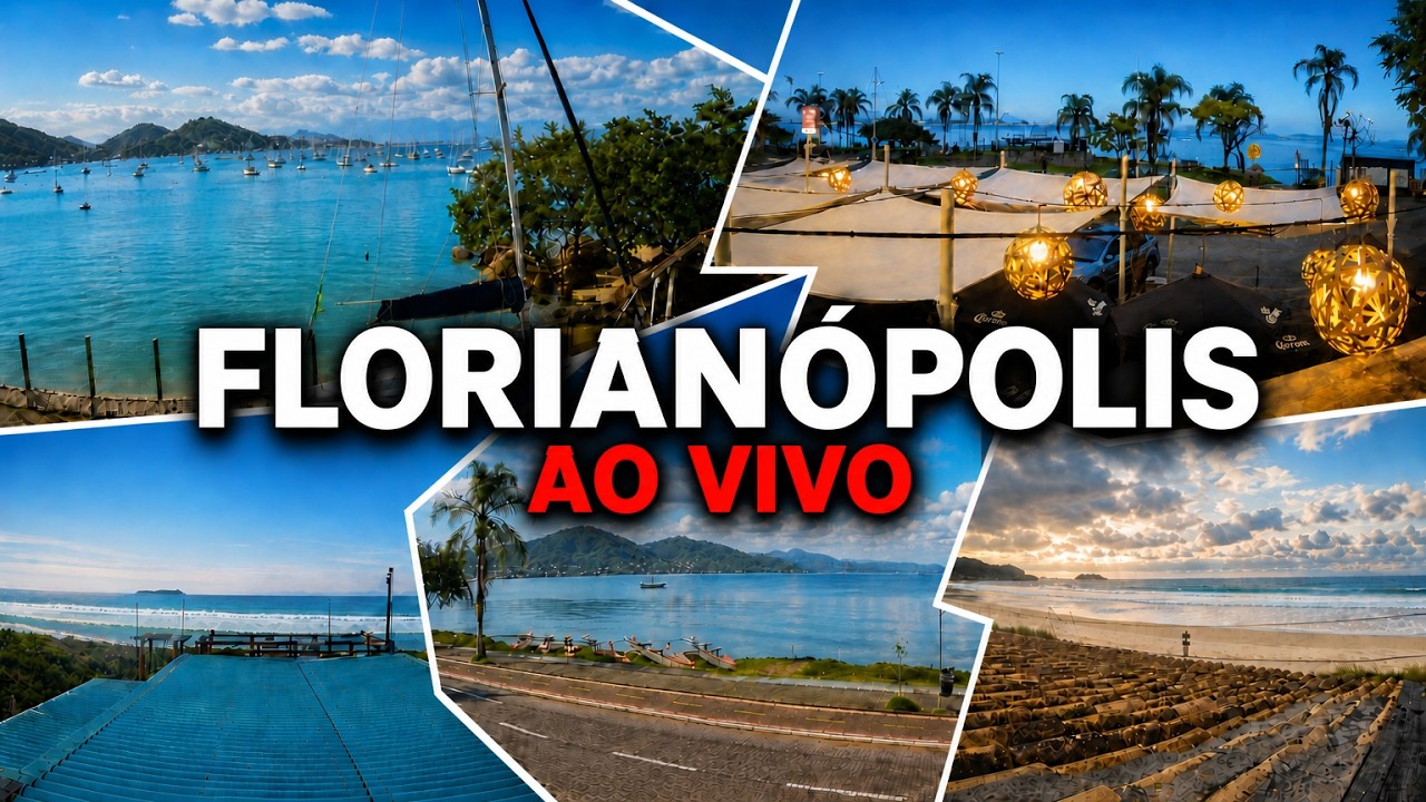 Панорама побережья Флорианополиса