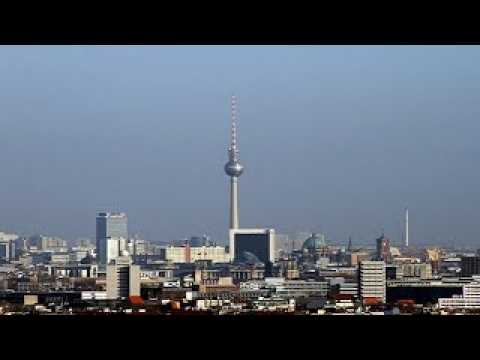 Панорамный вид с крыши дома Корбюзье в Берлине