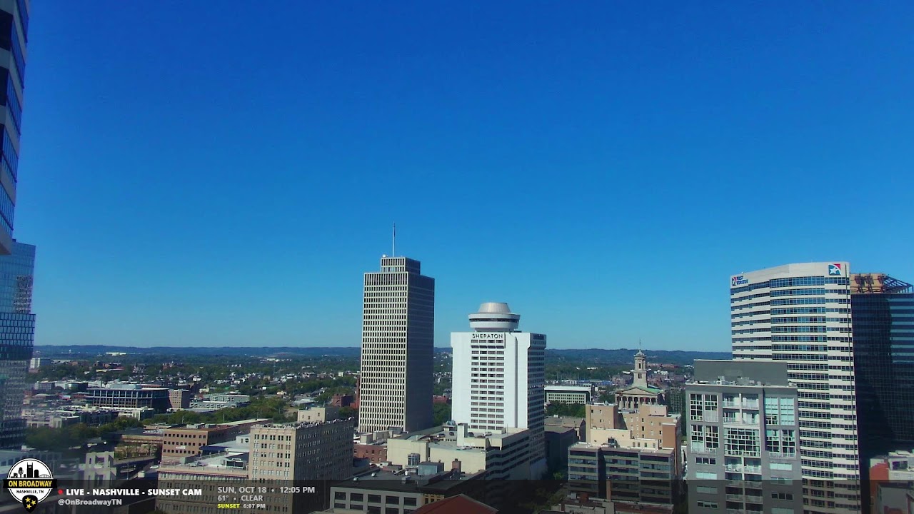 Panorama des Stadtzentrums von Nashville