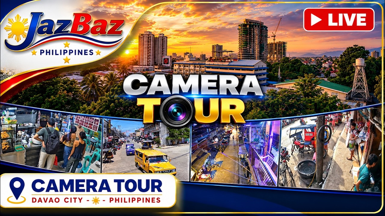 Davao City Philippines Live Camera Tour