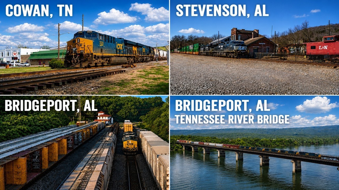 Железнодорожная веб-камера CSX Chattanooga Sub — Нэшвилл — Чаттануга