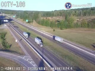 I-40 WB East of SR385 NB Mile Marker 24.4