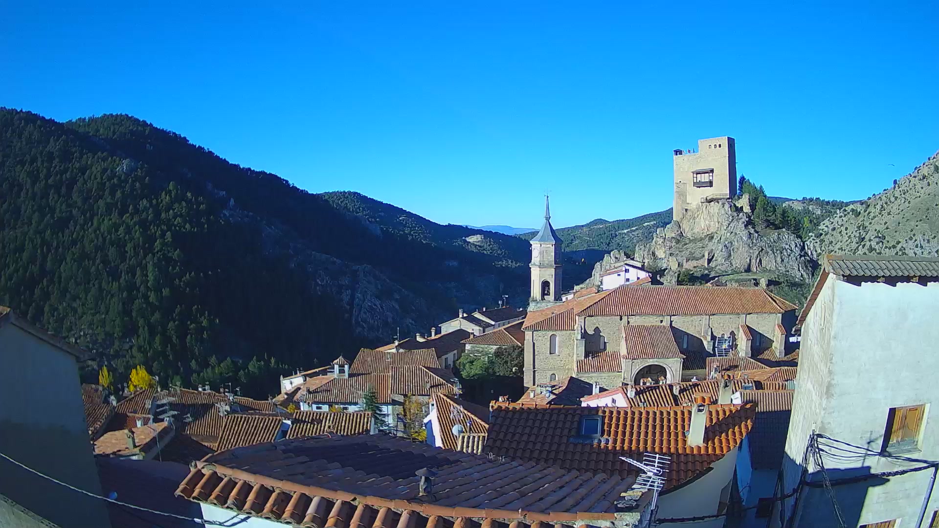 Alcalá de la Selva - vista al Castillo