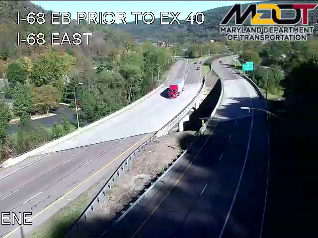 I-68 West of Ex 40 MD 658