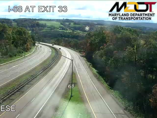 I-68 at Exit 33 MD 736 Midlothian Rd