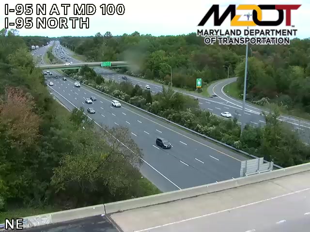 I-95 NORTH AT MD 100