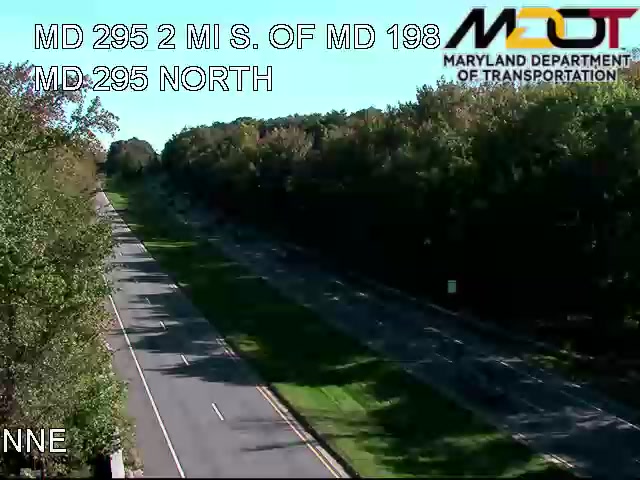 MD 295 2 MI SOUTH OF MD 198