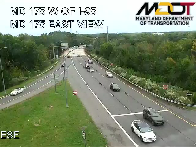 MD 175 W of I-95 at ramp from I-95 S