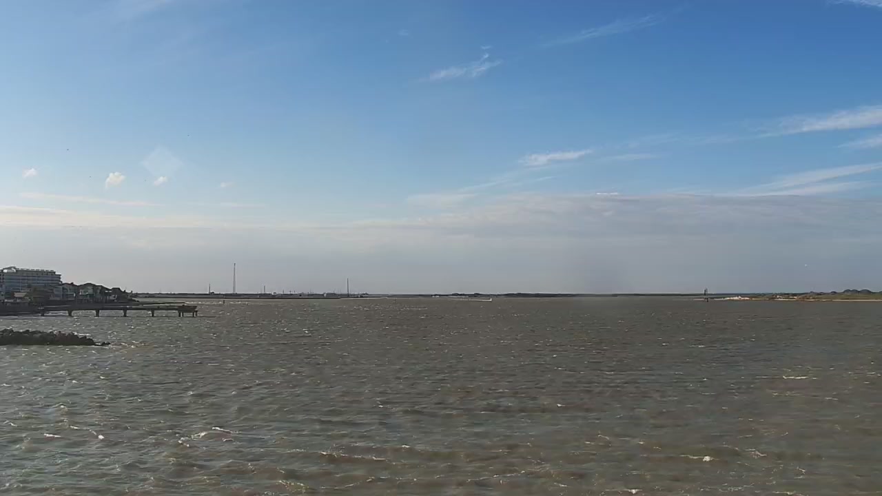 UTMSI Pier, Port Aransas, TX - Harbor (west) view