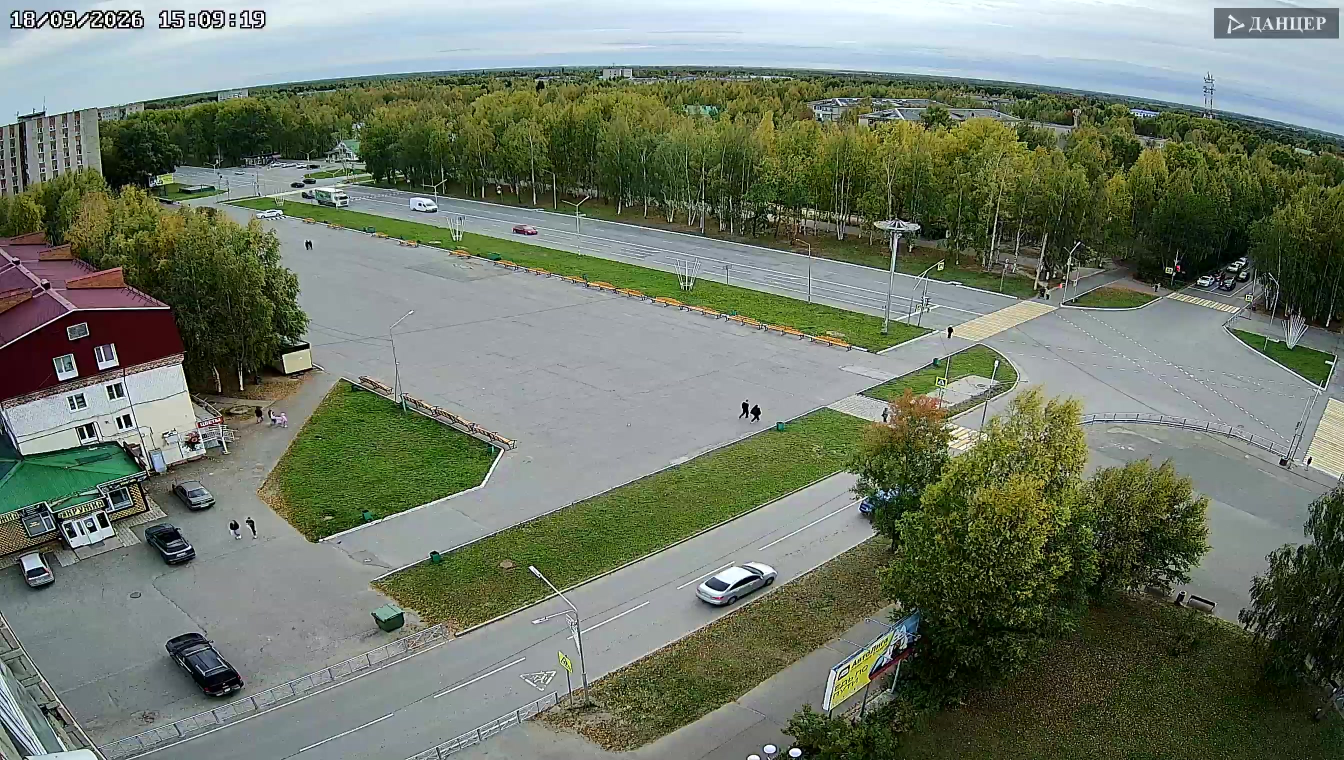 Пересечение улиц Ермакова и Строителей
